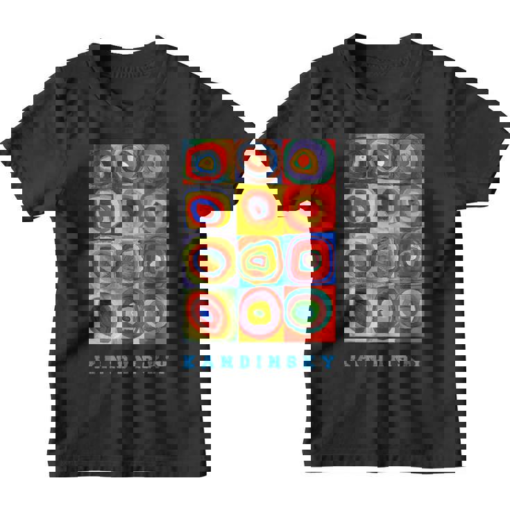 Wassily Kandinsky Color Estudio Cuadrados Círculos Concéntricos Camiseta niño