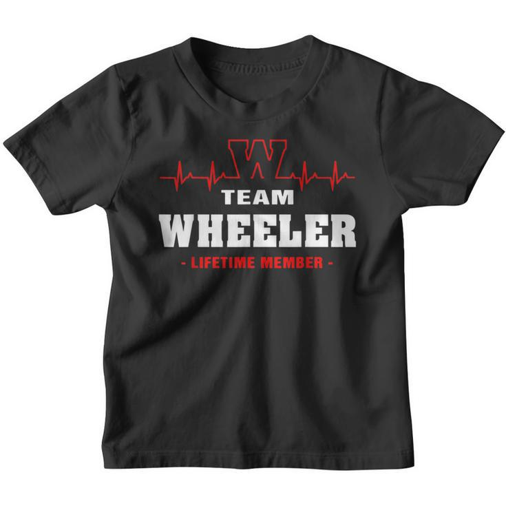 Wheeler Surname Family Name Team Wheeler Lifetime Member Youth T-shirt