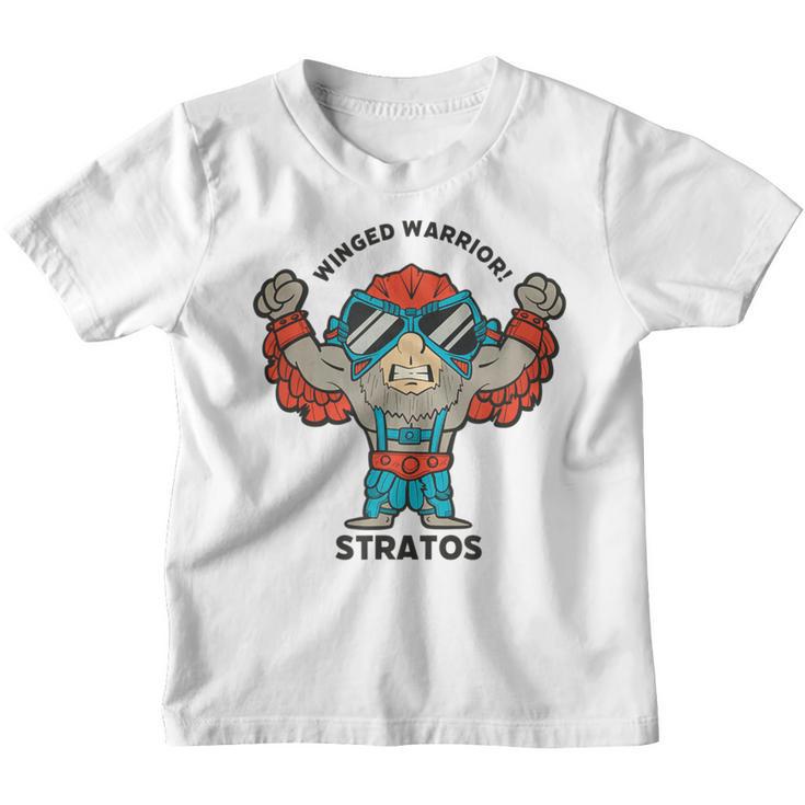 Adorable Stratos He Man Toy 1980 Gray Kinder Tshirt