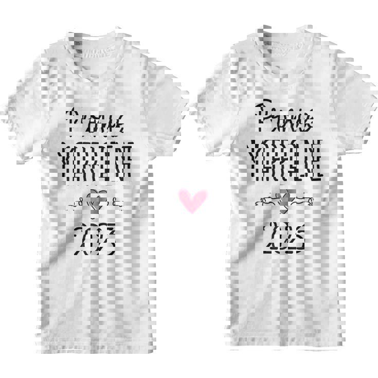 Annonce Pour Être Future Marraine Bébé Promue Marraine 2023 Youth T-shirt