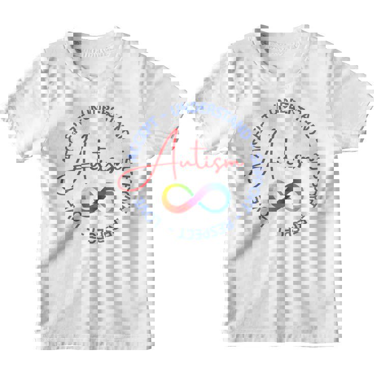 Autismo Aceptar Entender Apoyo Respeto Amor Neurodiversidad Camiseta niño
