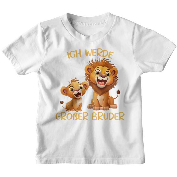 Children's Ich Werde Große Bruder Zwei Löwen Ich Werde Kinder Tshirt