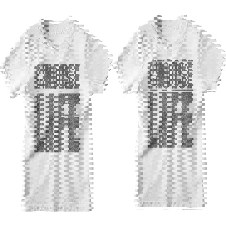 Choose Life Pro-Life Rétro Années 80 Youth T-shirt