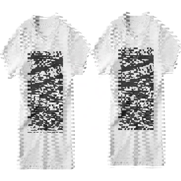 Edm Techno Music Fiesta Rave De Ropa Festival Raver Dj Camiseta niño