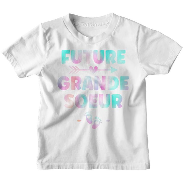 Enfant Future Grande Soeur 2024 Jeais Etre Grande Soeur Surprise Youth T-shirt