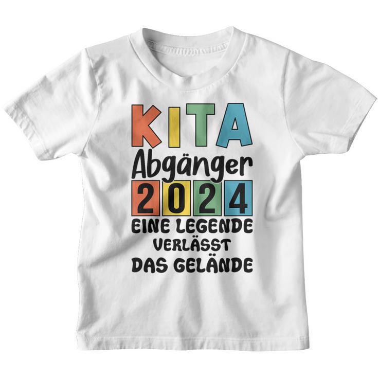 Kinder Kita Abgänger 2024 Schulkind Einschulung Schule Letzter Tag Kinder Tshirt