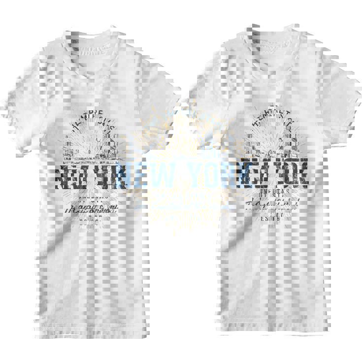 New York Estados Unidos Estilo Retrointage Nueva York Camiseta niño