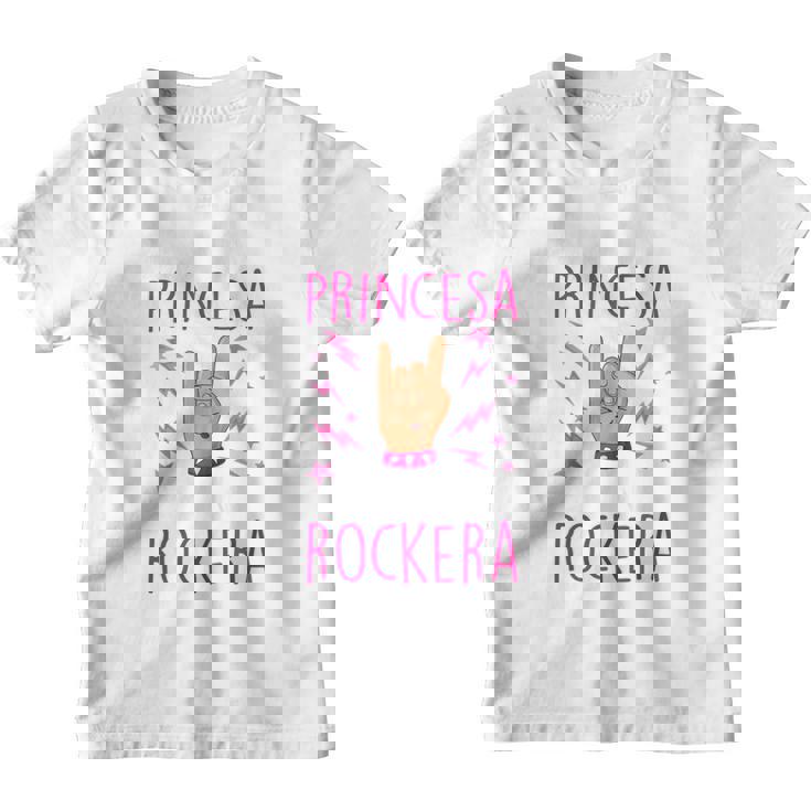 Niños No Soy Una Princesa Soy Una Rockera Camiseta niño