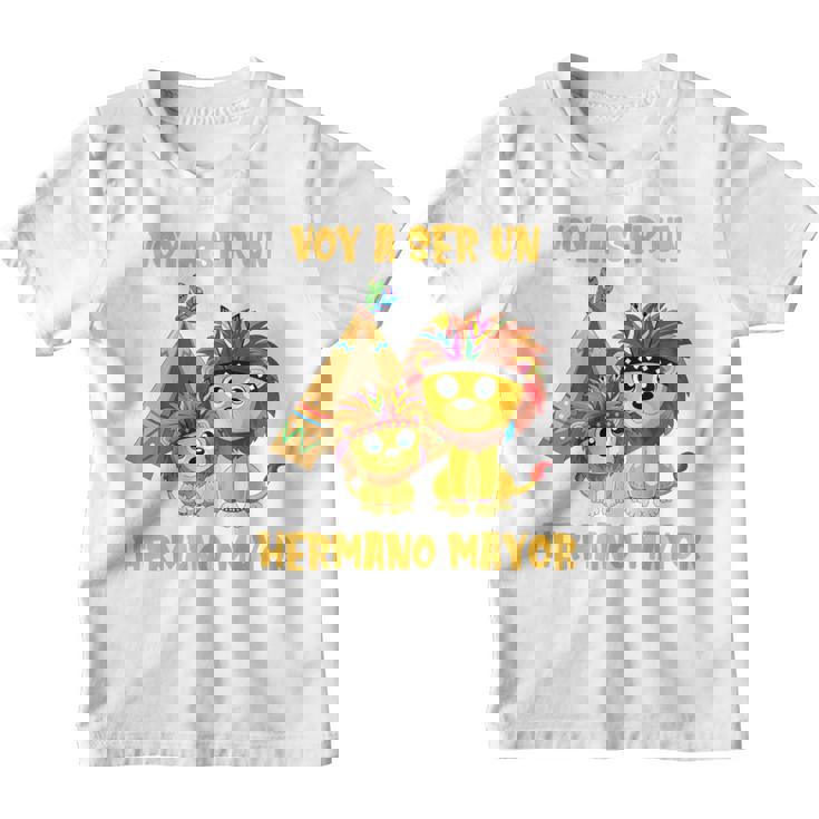 Niñosoy A Ser Un Hermano Mayor León Indio Futuro Embarazo Idea Camiseta niño