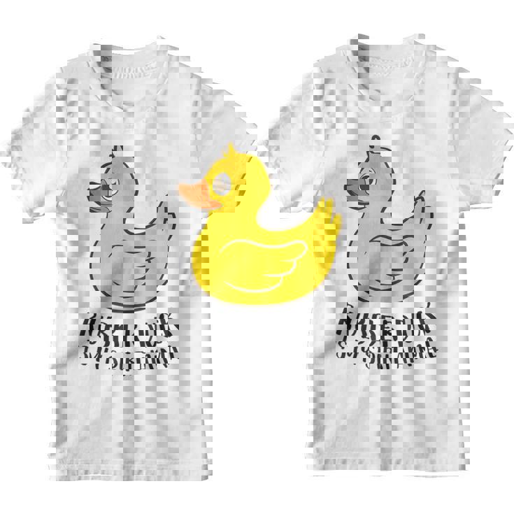 Pato De Goma Espíritu Animal Pato Camiseta niño