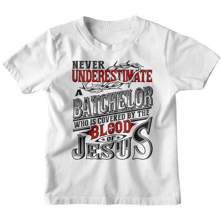 Never Underestimate Batchelor Family Name Youth T-shirt