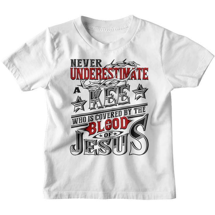 Never Underestimate Kee Family Name Youth T-shirt
