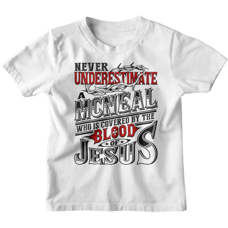 Underestimate Mcneal Family Name Youth T-shirt