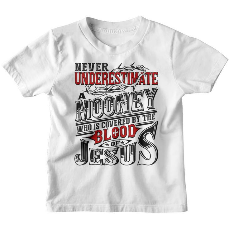 Underestimate Mooney Family Name Youth T-shirt