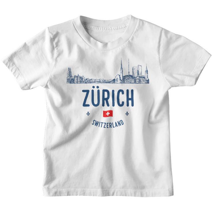 Zürich Schweiz Swiss Travel Kinder Tshirt