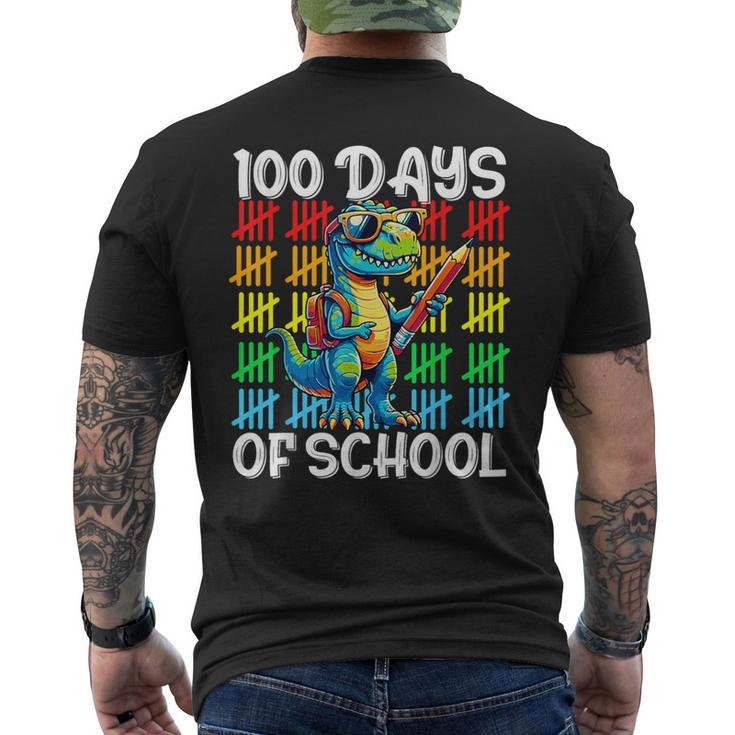 100 Days Of School Happy 100Th Days Of School Men's T-shirt Back Print