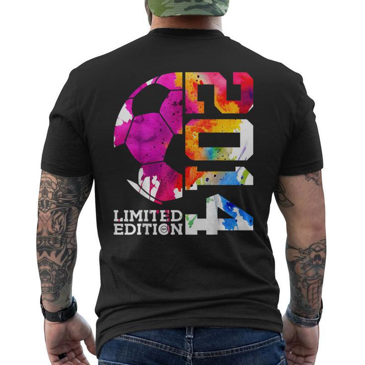 10Th Birthday Soccer Limited Edition 2014 Men's T-shirt Back Print