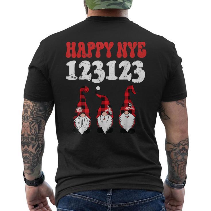 123123 New Years Eve Happy New Year 2024 Last Day Nye 2023 Men's T-shirt Back Print