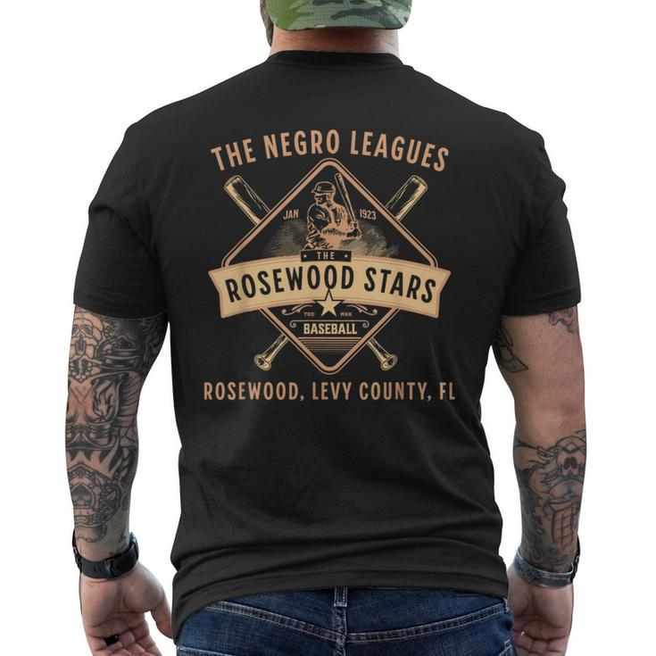 1923 Rosewood Stars Negro League Baseball Legacy Men's T-shirt Back Print