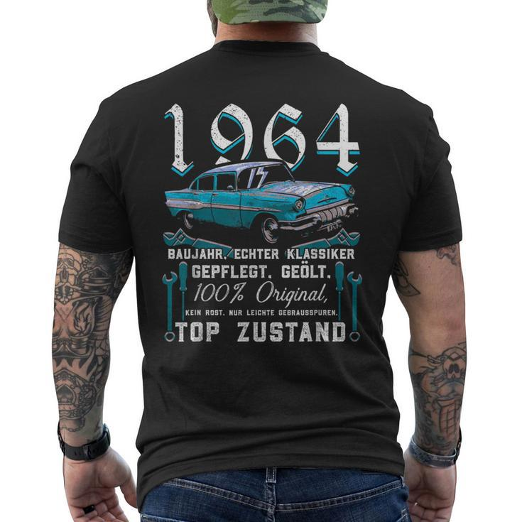 1964 Jahrgang Mann Frau 60 Years 60Th Oldtimer T-Shirt mit Rückendruck