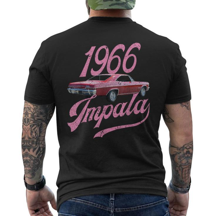 1966 66 Impala Lowrider Ss Chevys Men's T-shirt Back Print
