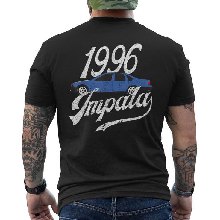 1996 96 Impala Lowrider Ss Chevys Men's T-shirt Back Print