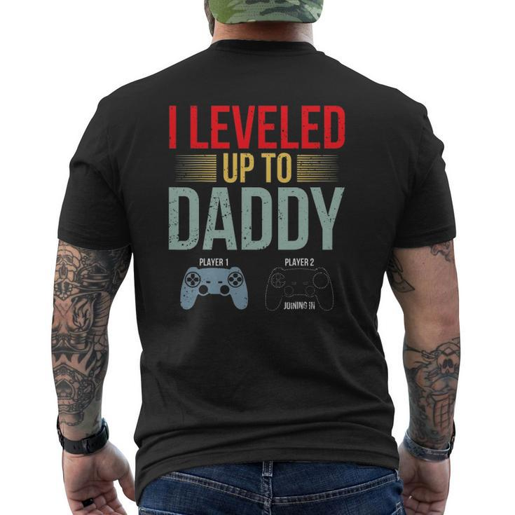 1St Time Dad Est 2022 New First Fathers Gaming Daddy 2022 Mens Back Print T-shirt