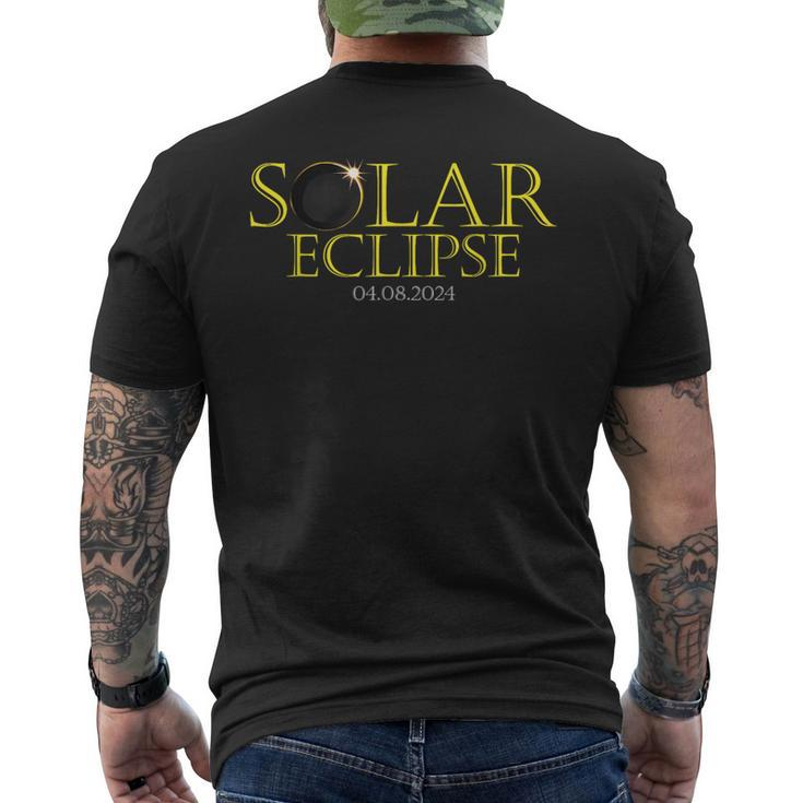 2024 April 8 Eclipse Matching Group Wear Men's T-shirt Back Print