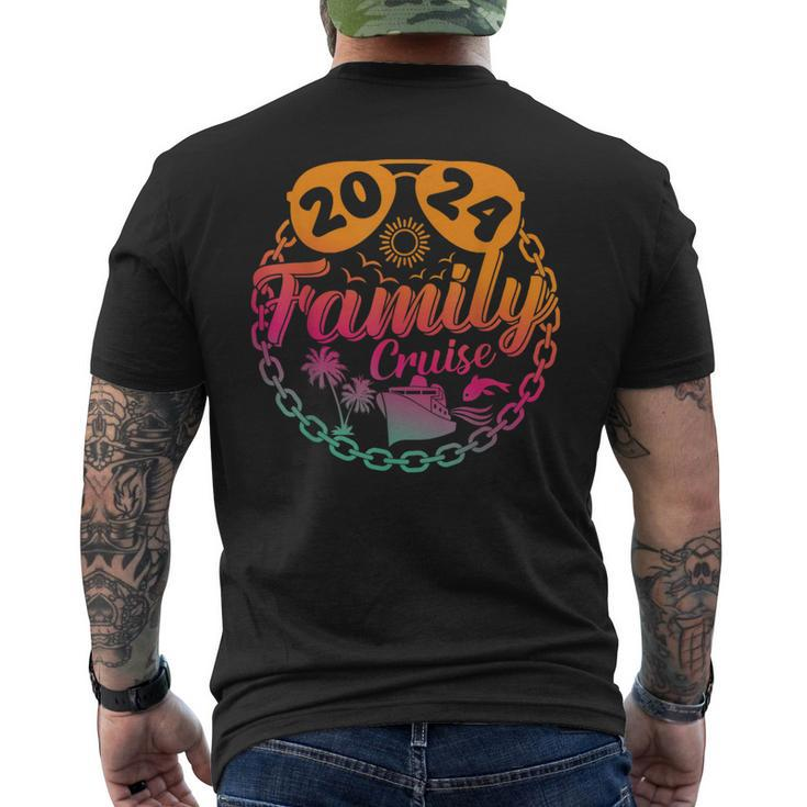 2024 Family Cruise Getaway Tropical Voyage Apparel Men's T-shirt Back Print