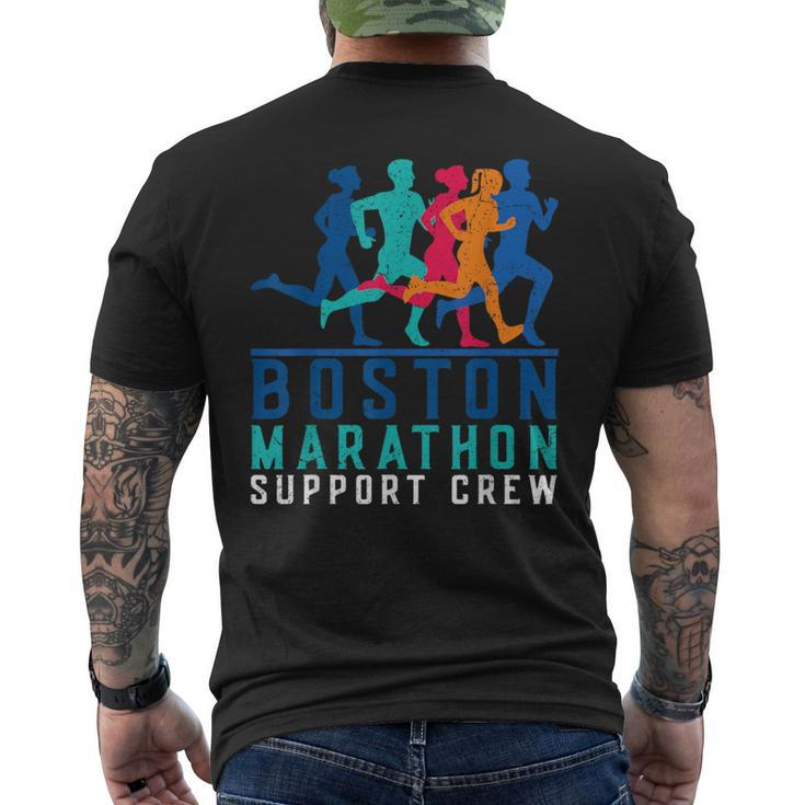 2024 Marathon Boston Support Crew Marathon Boston Runner Men's T-shirt Back Print