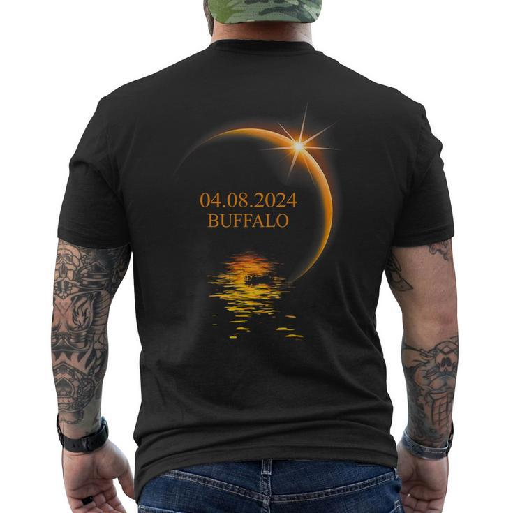 2024 Solar Eclipse Buffalo Usa Totality Men's T-shirt Back Print