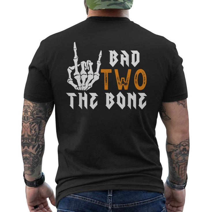 2Nd Bad Two The Bone- Bad Two The Bone Birthday 2 Years Old Men's T-shirt Back Print