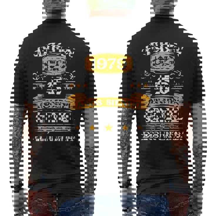 45 Años Cumpleaños Regalo Hombre Hecho En 1979 Hombre 1979 Camiseta Hombre Estampado Espalda