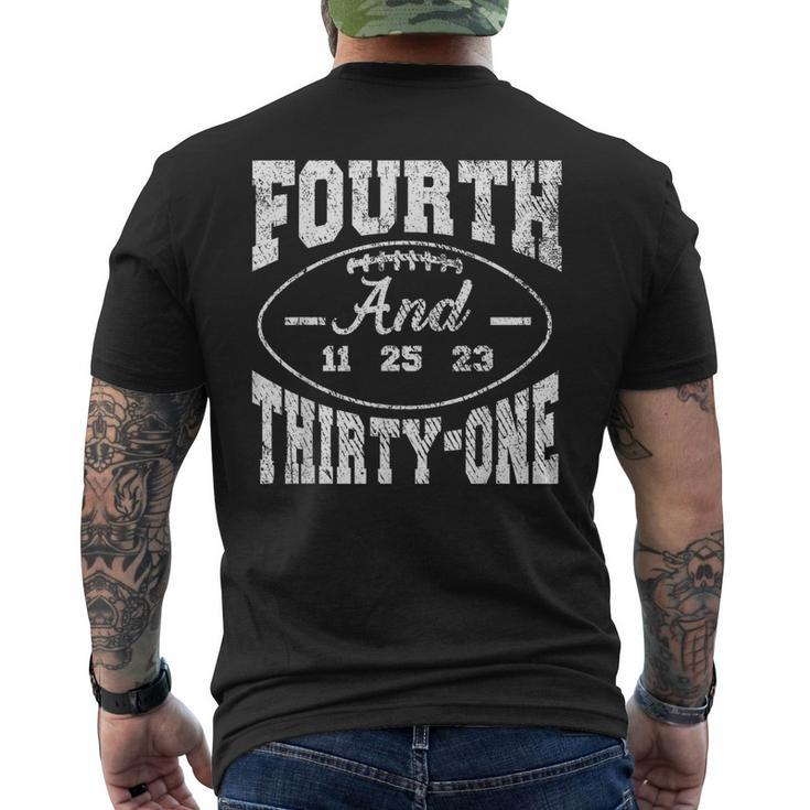 4Th And 31 Alabama Fourth And Thirty One Alabama Men's T-shirt Back Print