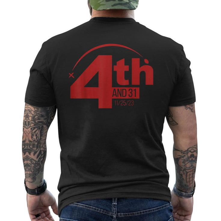 4Th And 31 Fourth And Thirty-One Alabama Men's T-shirt Back Print