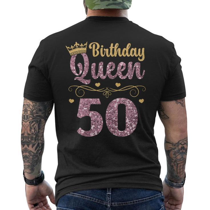 50Th Queen Birthday 50 Years Fift Men's T-shirt Back Print