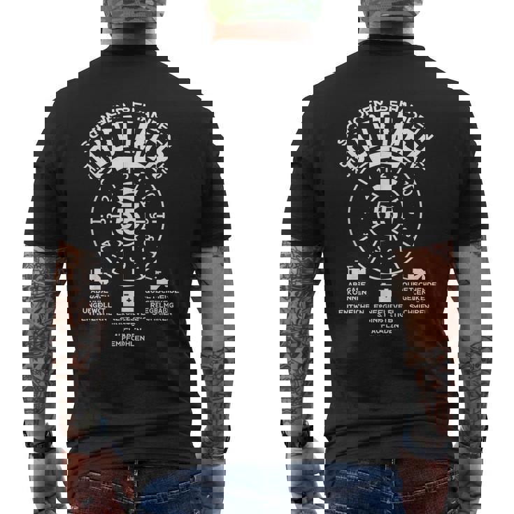 55 Jahre Schonend Treatment Oldtimer 55Th Birthday T-Shirt mit Rückendruck