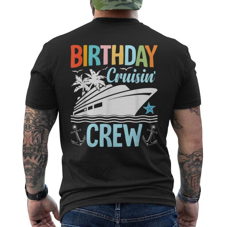 60Th Birthday Cruise 60 Years Old Cruising Crew Bday Party Men's T-shirt Back Print