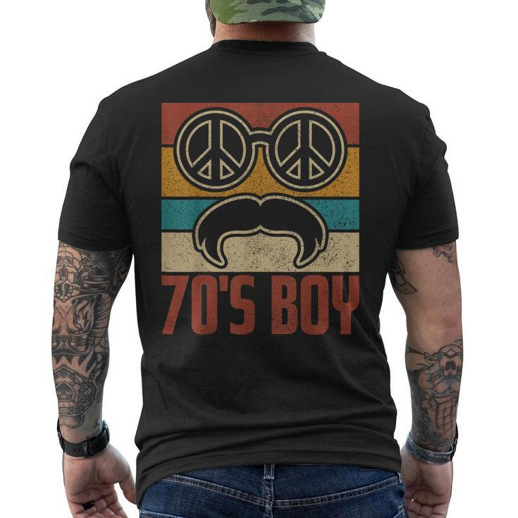 70'S Boy 70S Hippie Costume 70S Outfit 1970S Theme Party 70S Men's T-shirt Back Print