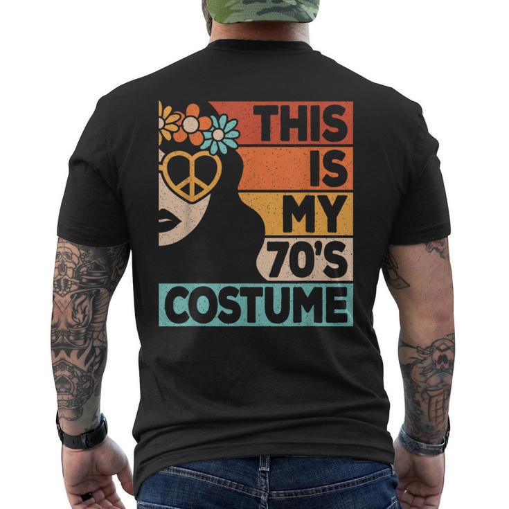 This Is My 70S Costume 70S Disco 1970S 70S Outfit Women Men's T-shirt Back Print