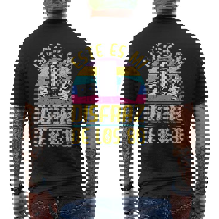80S Outfit & 80S Costume Hombre Niño Disfraz Años 80 Party Camiseta Hombre Estampado Espalda