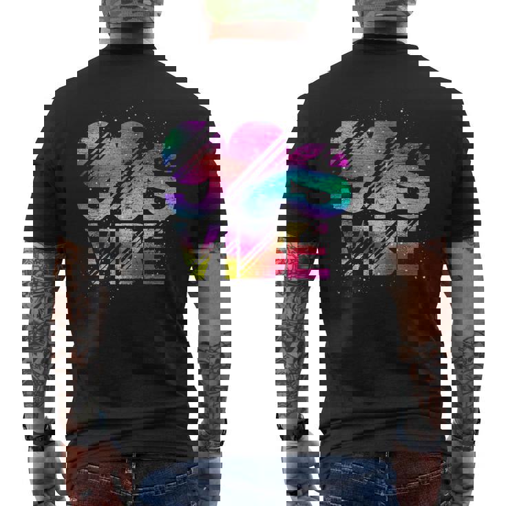 90S Vibe 1990 Nineties Theme Party Costume Retro 90S Men's T-shirt Back Print