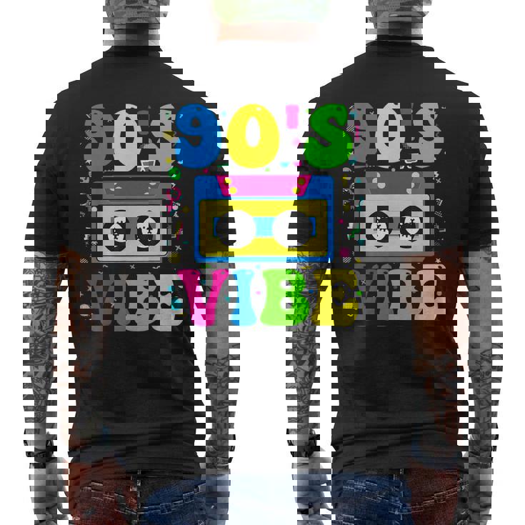 90S Vibe 1990S Fashion 90S Theme Outfit Nineties Theme Party Men's T-shirt Back Print