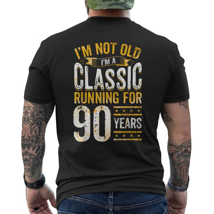 90Th Birthday I 90 Year Old Classic Men's T-shirt Back Print