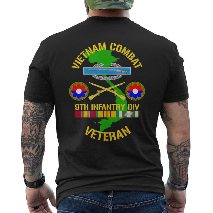 9Th Infantry Division Vietnam Combat Veteran Men's T-shirt Back Print