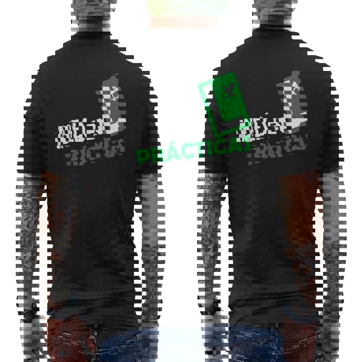 Abuelo En Prácticas Abuelos Primerizos Regalos Futuro Abuelo Camiseta Camiseta Hombre Estampado Espalda