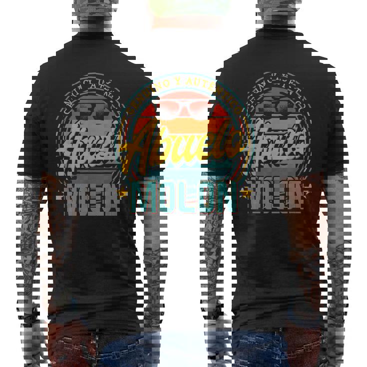 Abuelo Molon Día Del Abuelo Abuelito Yayo Divertido Camiseta Hombre Estampado Espalda