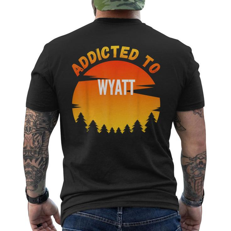 Addicted To Wyatt For Wyatt Men's T-shirt Back Print