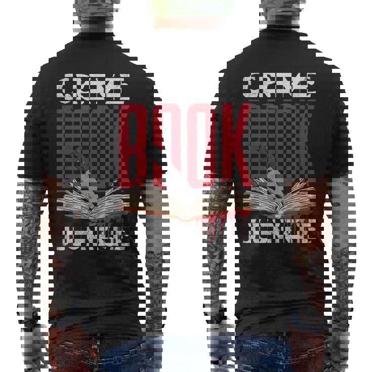 Adicto A Los Libros De Crimen True Crime Camiseta Hombre Estampado Espalda