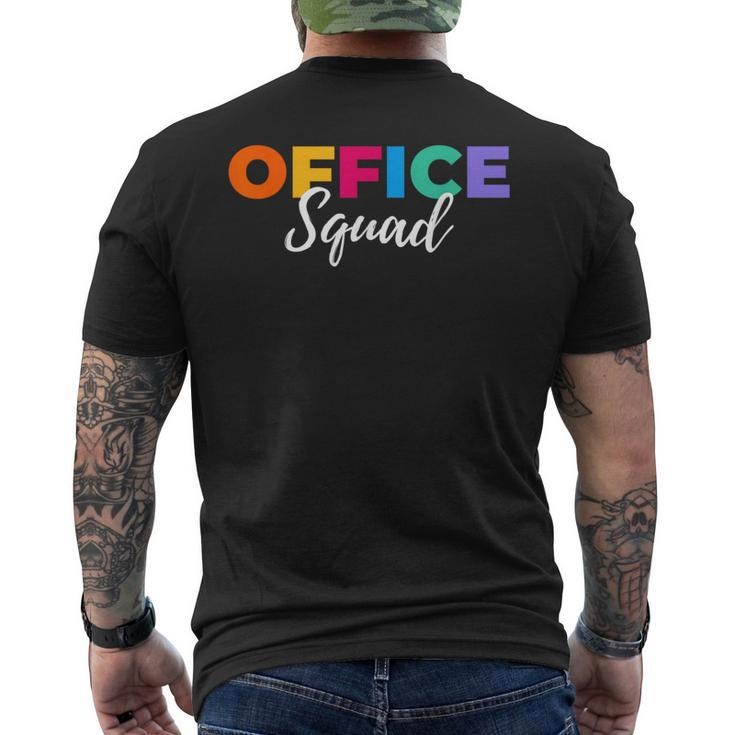 Administrative Professionals Day Office Squad Secretary Men's T-shirt Back Print